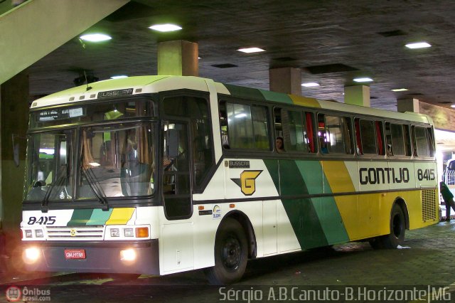 Empresa Gontijo de Transportes 8415 na cidade de Belo Horizonte, Minas Gerais, Brasil, por Sérgio Augusto Braga Canuto. ID da foto: 4948.