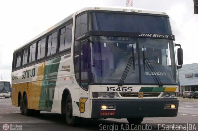 Empresa Gontijo de Transportes 15465 na cidade de Feira de Santana, Bahia, Brasil, por Sérgio Augusto Braga Canuto. ID da foto: 4962.