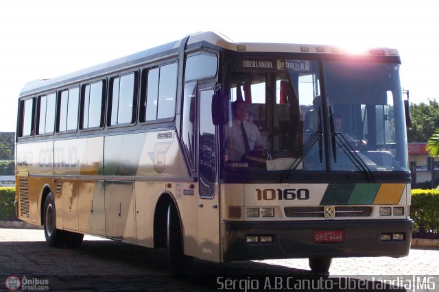 Empresa Gontijo de Transportes 10160 na cidade de Uberlândia, Minas Gerais, Brasil, por Sérgio Augusto Braga Canuto. Número da foto: #4901.