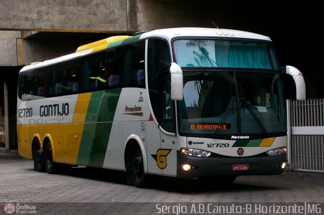 Empresa Gontijo de Transportes 12720 na cidade de Belo Horizonte, Minas Gerais, Brasil, por Sérgio Augusto Braga Canuto. ID da foto: 4984.