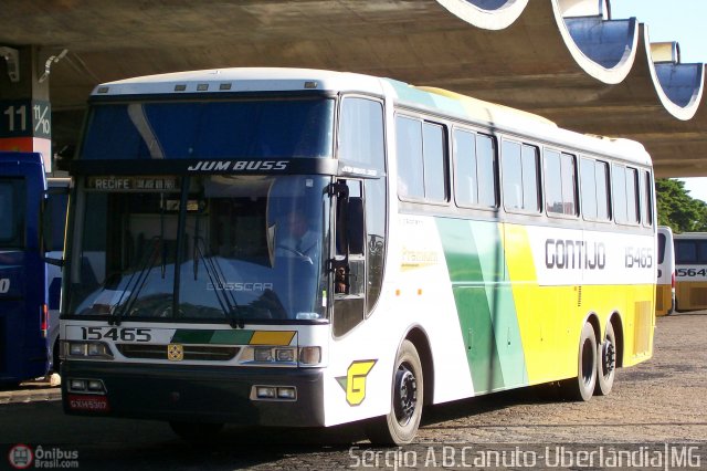 Empresa Gontijo de Transportes 15465 na cidade de Uberlândia, Minas Gerais, Brasil, por Sérgio Augusto Braga Canuto. Número da foto: #5214.