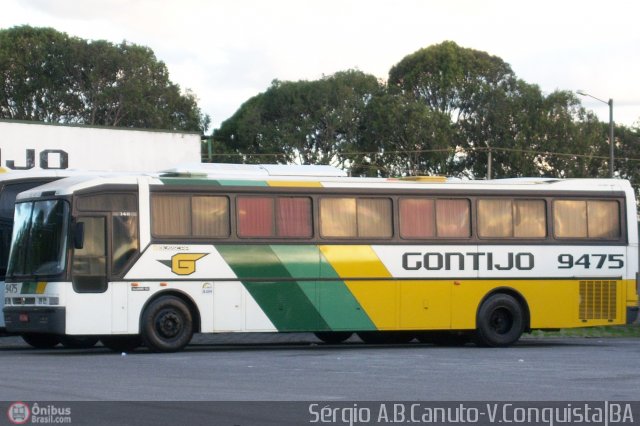 Empresa Gontijo de Transportes 9475 na cidade de Vitória da Conquista, Bahia, Brasil, por Sérgio Augusto Braga Canuto. ID da foto: 5270.