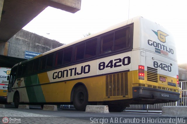 Empresa Gontijo de Transportes 8420 na cidade de Belo Horizonte, Minas Gerais, Brasil, por Sérgio Augusto Braga Canuto. Número da foto: #5162.