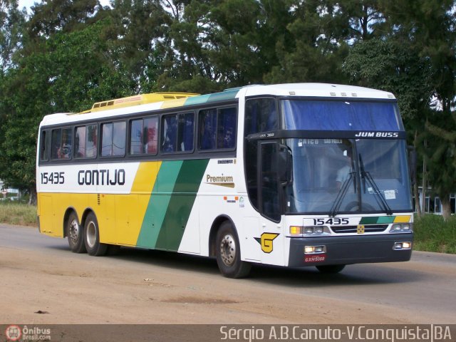 Empresa Gontijo de Transportes 15435 na cidade de Vitória da Conquista, Bahia, Brasil, por Sérgio Augusto Braga Canuto. Número da foto: #5197.
