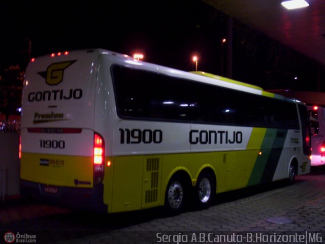 Empresa Gontijo de Transportes 11900 na cidade de Belo Horizonte, Minas Gerais, Brasil, por Sérgio Augusto Braga Canuto. ID da foto: 5294.