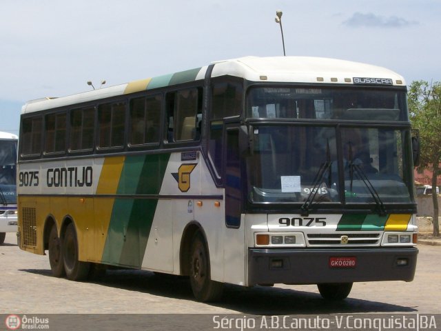 Empresa Gontijo de Transportes 9075 na cidade de Vitória da Conquista, Bahia, Brasil, por Sérgio Augusto Braga Canuto. Número da foto: #5200.