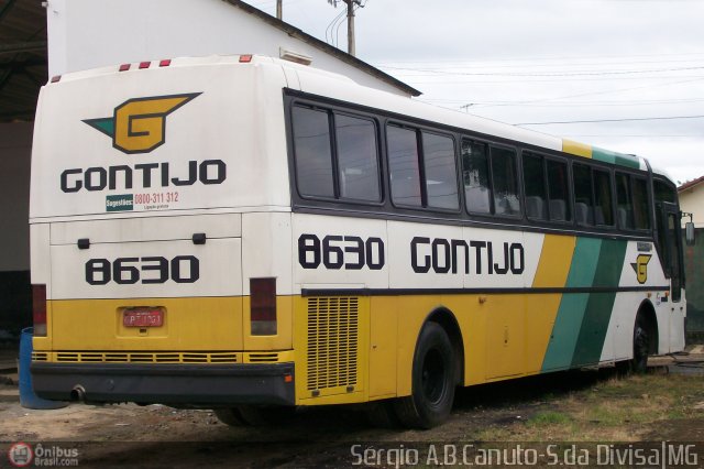 Empresa Gontijo de Transportes 8630 na cidade de Salto da Divisa, Minas Gerais, Brasil, por Sérgio Augusto Braga Canuto. Número da foto: #7604.