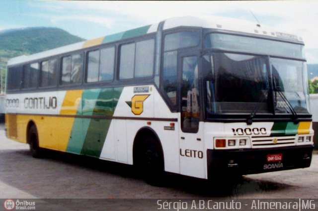 Empresa Gontijo de Transportes 10000 na cidade de Almenara, Minas Gerais, Brasil, por Sérgio Augusto Braga Canuto. ID da foto: 8025.