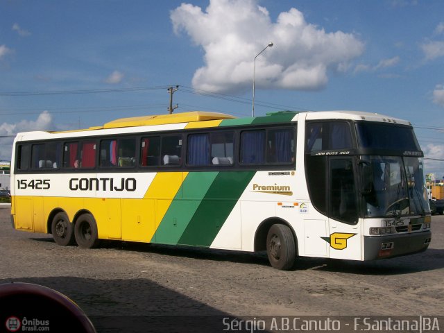 Empresa Gontijo de Transportes 15425 na cidade de Feira de Santana, Bahia, Brasil, por Sérgio Augusto Braga Canuto. Número da foto: #5520.