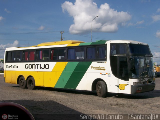 Empresa Gontijo de Transportes 15425 na cidade de Feira de Santana, Bahia, Brasil, por Sérgio Augusto Braga Canuto. ID da foto: 5520.