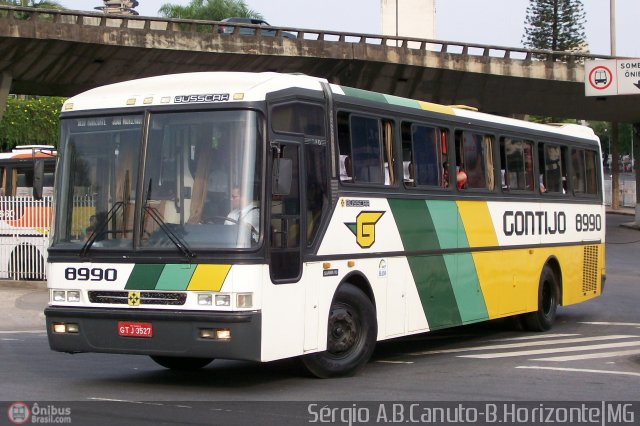 Empresa Gontijo de Transportes 8990 na cidade de Belo Horizonte, Minas Gerais, Brasil, por Sérgio Augusto Braga Canuto. Número da foto: #5499.