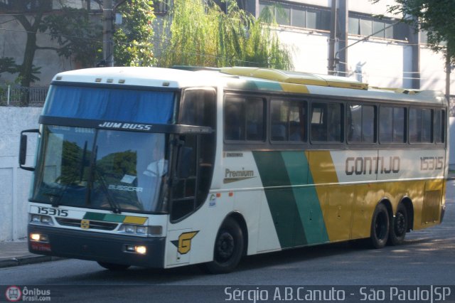 Empresa Gontijo de Transportes 15315 na cidade de São Paulo, São Paulo, Brasil, por Sérgio Augusto Braga Canuto. ID da foto: 8575.