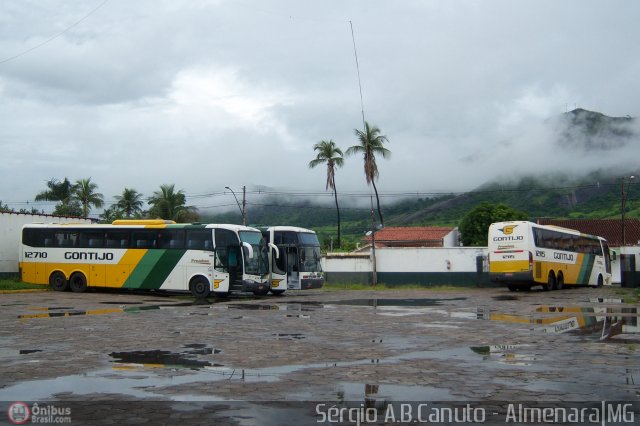Empresa Gontijo de Transportes GARAGEM AMJ na cidade de Almenara, Minas Gerais, Brasil, por Sérgio Augusto Braga Canuto. Número da foto: #8708.