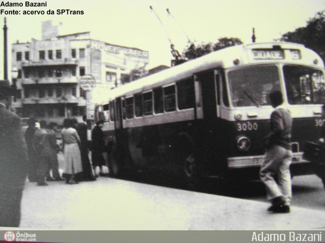 CMTC - Companhia Municipal de Transportes Coletivos 3000 na cidade de São Paulo, São Paulo, Brasil, por Adamo Bazani. ID da foto: 8869.