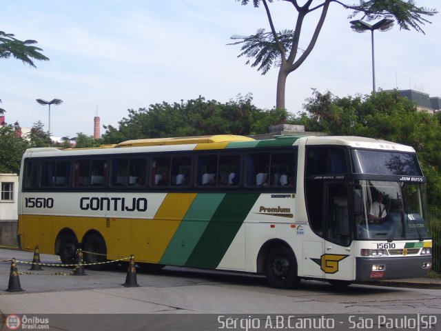 Empresa Gontijo de Transportes 15610 na cidade de São Paulo, São Paulo, Brasil, por Sérgio Augusto Braga Canuto. ID da foto: 9230.