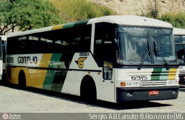 Empresa Gontijo de Transportes 6315 na cidade de Belo Horizonte, Minas Gerais, Brasil, por Sérgio Augusto Braga Canuto. ID da foto: 9434.