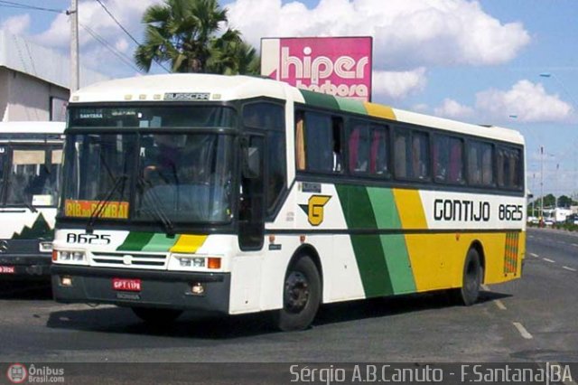 Empresa Gontijo de Transportes 8625 na cidade de Feira de Santana, Bahia, Brasil, por Sérgio Augusto Braga Canuto. ID da foto: 9514.