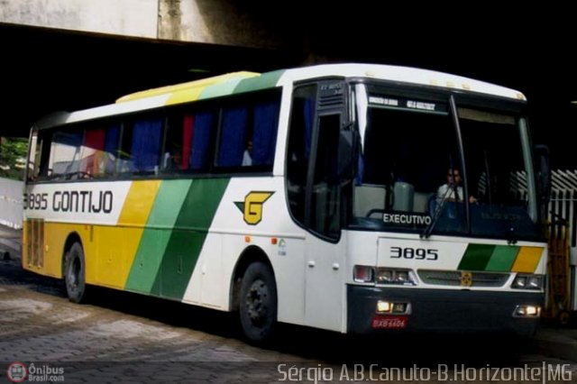 Empresa Gontijo de Transportes 3895 na cidade de Belo Horizonte, Minas Gerais, Brasil, por Sérgio Augusto Braga Canuto. ID da foto: 9508.