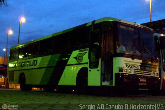 Empresa Gontijo de Transportes 6630 na cidade de Belo Horizonte, Minas Gerais, Brasil, por Sérgio Augusto Braga Canuto. ID da foto: 9525.