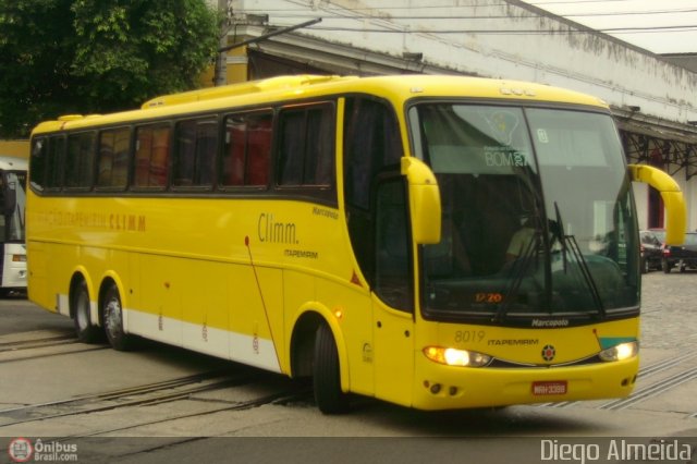 Viação Itapemirim 8019 na cidade de Rio de Janeiro, Rio de Janeiro, Brasil, por Diego Almeida Araujo. Número da foto: #9670.