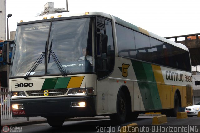 Empresa Gontijo de Transportes 3890 na cidade de Belo Horizonte, Minas Gerais, Brasil, por Sérgio Augusto Braga Canuto. Número da foto: #9779.