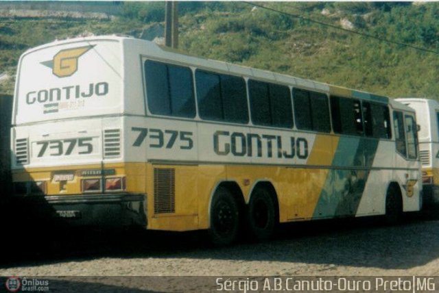 Empresa Gontijo de Transportes 7375 na cidade de Ouro Preto, Minas Gerais, Brasil, por Sérgio Augusto Braga Canuto. ID da foto: 9538.