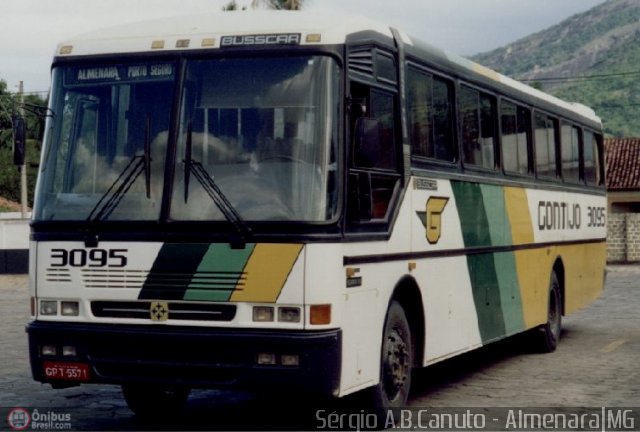 Empresa Gontijo de Transportes 3095 na cidade de Almenara, Minas Gerais, Brasil, por Sérgio Augusto Braga Canuto. Número da foto: #9772.