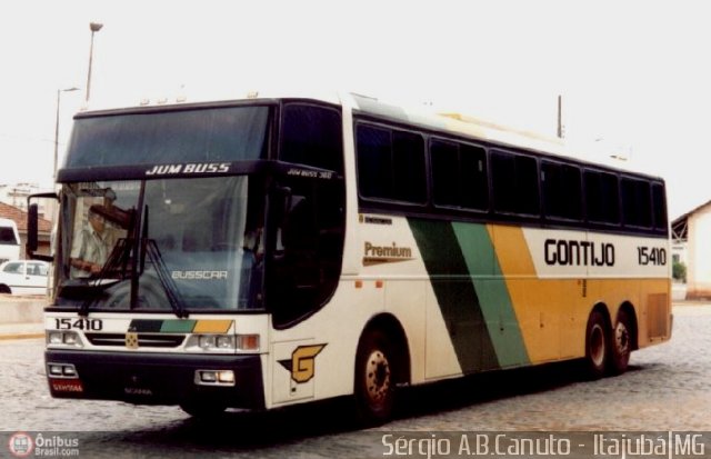 Empresa Gontijo de Transportes 15410 na cidade de Itajubá, Minas Gerais, Brasil, por Sérgio Augusto Braga Canuto. Número da foto: #9540.