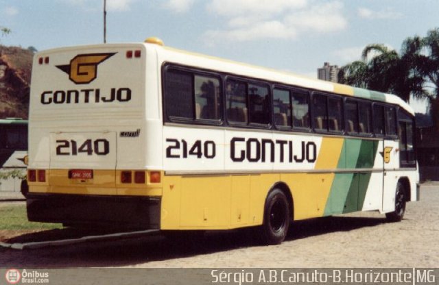 Empresa Gontijo de Transportes 2140 na cidade de Belo Horizonte, Minas Gerais, Brasil, por Sérgio Augusto Braga Canuto. ID da foto: 9553.