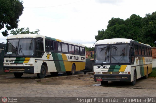 Empresa Gontijo de Transportes 3060 na cidade de Almenara, Minas Gerais, Brasil, por Sérgio Augusto Braga Canuto. ID da foto: 10028.