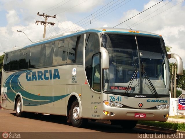 Viação Garcia 7641 na cidade de Cornélio Procópio, Paraná, Brasil, por Tadeu Carnevalli. Número da foto: #5980.