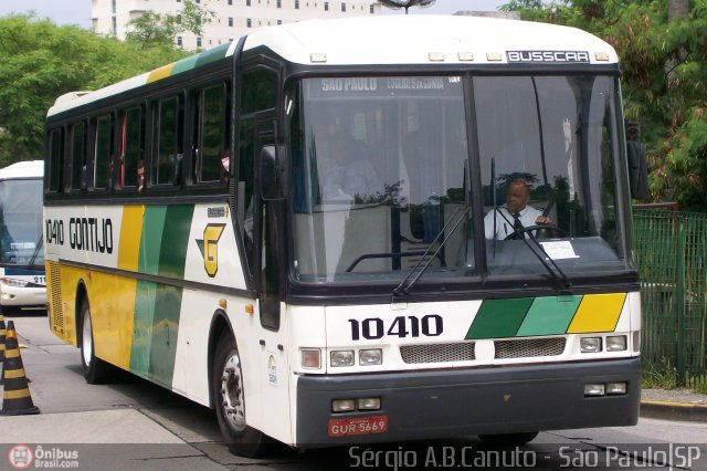 Empresa Gontijo de Transportes 10410 na cidade de São Paulo, São Paulo, Brasil, por Sérgio Augusto Braga Canuto. ID da foto: 6010.