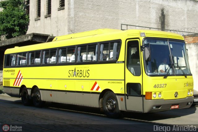 Viação Itapemirim 40327 na cidade de Rio de Janeiro, Rio de Janeiro, Brasil, por Diego Almeida Araujo. Número da foto: #10501.