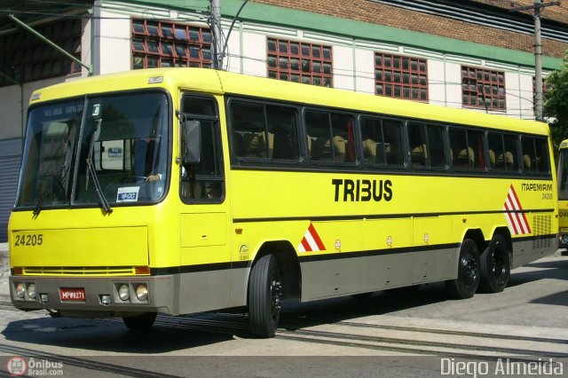 Viação Itapemirim 24205 na cidade de Rio de Janeiro, Rio de Janeiro, Brasil, por Diego Almeida Araujo. Número da foto: #10344.
