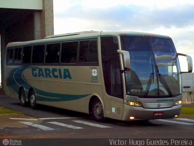 Viação Garcia 6538 na cidade de Apucarana, Paraná, Brasil, por Victor Hugo Guedes Pereira. Número da foto: #12115.