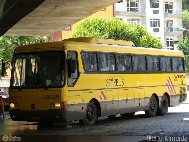 Viação Itapemirim 40327 na cidade de Cachoeiro de Itapemirim, Espírito Santo, Brasil, por Diego Almeida Araujo. Número da foto: #12651.