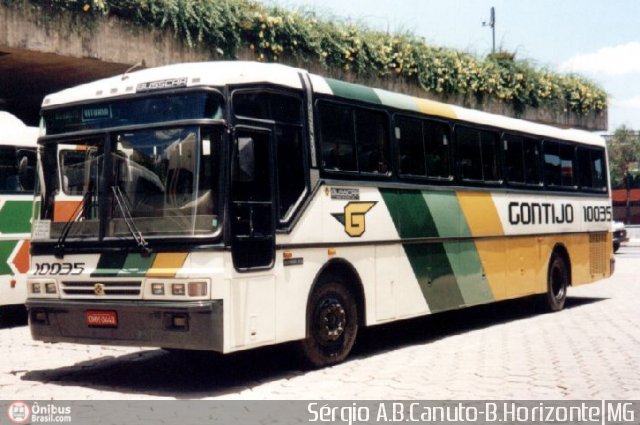 Empresa Gontijo de Transportes 10035 na cidade de Belo Horizonte, Minas Gerais, Brasil, por Sérgio Augusto Braga Canuto. ID da foto: 14062.