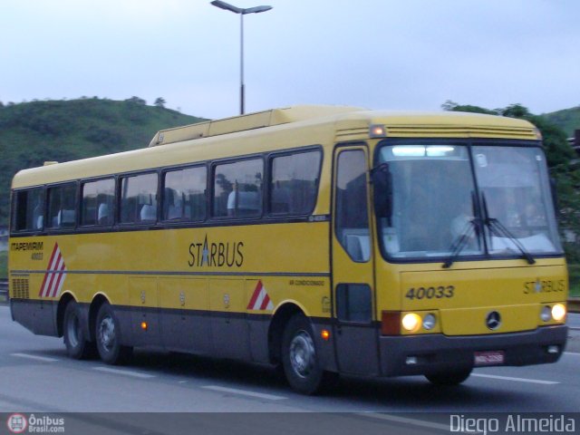 Viação Itapemirim 40033 na cidade de Rio de Janeiro, Rio de Janeiro, Brasil, por Diego Almeida Araujo. ID da foto: 14384.