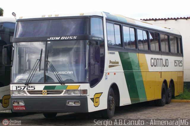 Empresa Gontijo de Transportes 15725 na cidade de Almenara, Minas Gerais, Brasil, por Sérgio Augusto Braga Canuto. ID da foto: 10964.