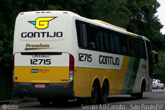 Empresa Gontijo de Transportes 12715 na cidade de São Paulo, São Paulo, Brasil, por Sérgio Augusto Braga Canuto. ID da foto: 17295.