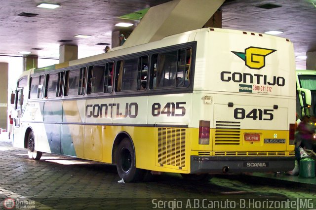 Empresa Gontijo de Transportes 8415 na cidade de Belo Horizonte, Minas Gerais, Brasil, por Sérgio Augusto Braga Canuto. ID da foto: 17293.