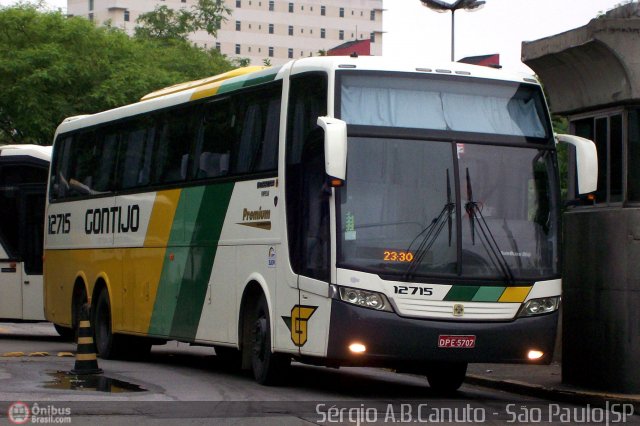 Empresa Gontijo de Transportes 12715 na cidade de São Paulo, São Paulo, Brasil, por Sérgio Augusto Braga Canuto. ID da foto: 17294.