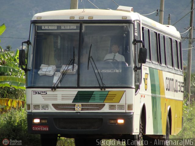 Empresa Gontijo de Transportes 3125 na cidade de Almenara, Minas Gerais, Brasil, por Sérgio Augusto Braga Canuto. ID da foto: 18158.