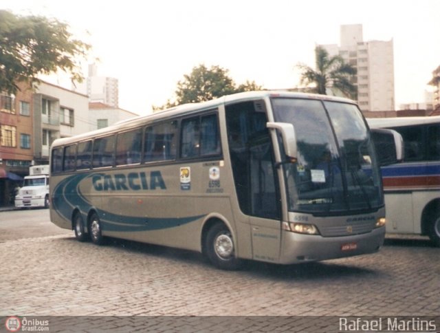 Viação Garcia 6598 na cidade de Jundiaí, São Paulo, Brasil, por Rafael Martins. ID da foto: 19161.