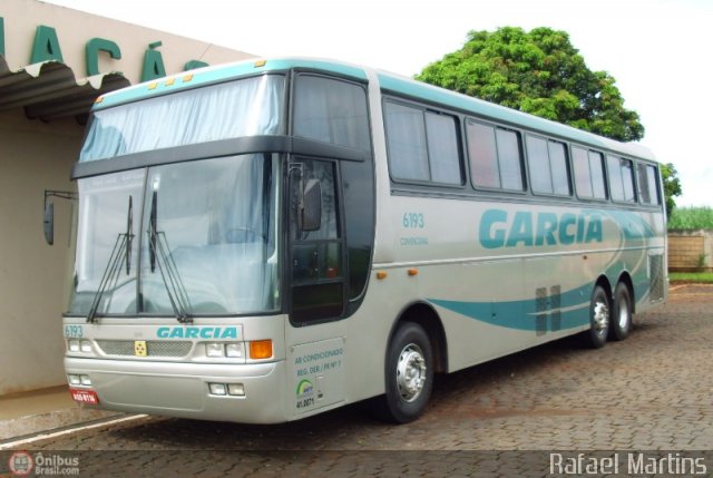 Viação Garcia 6193 na cidade de Cambará, Paraná, Brasil, por Rafael Martins. Número da foto: #19492.
