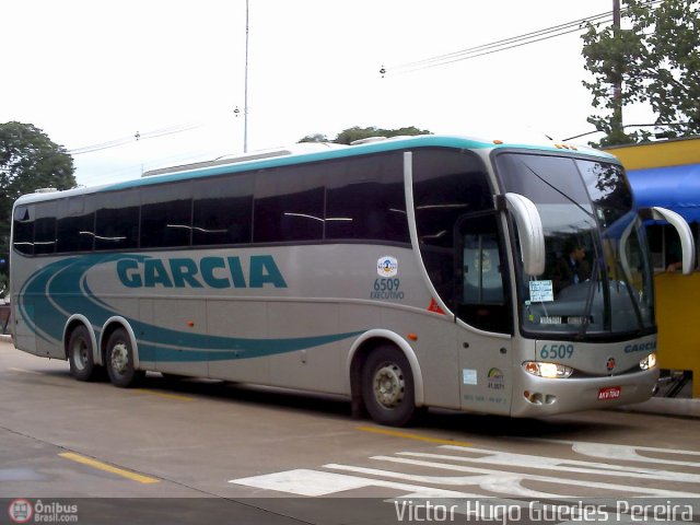 Viação Garcia 6509 na cidade de Maringá, Paraná, Brasil, por Victor Hugo Guedes Pereira. ID da foto: 19833.