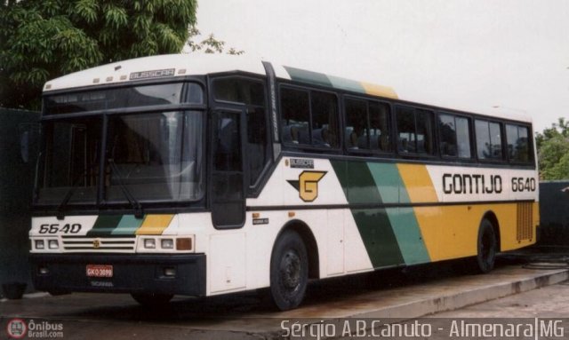 Empresa Gontijo de Transportes 6640 na cidade de Almenara, Minas Gerais, Brasil, por Sérgio Augusto Braga Canuto. ID da foto: 19937.