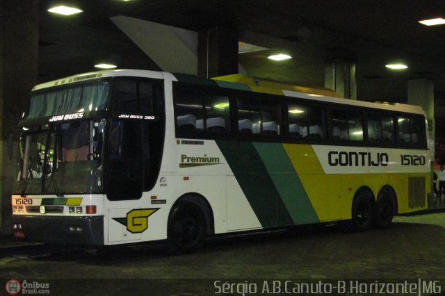 Empresa Gontijo de Transportes 15120 na cidade de Belo Horizonte, Minas Gerais, Brasil, por Sérgio Augusto Braga Canuto. ID da foto: 16484.