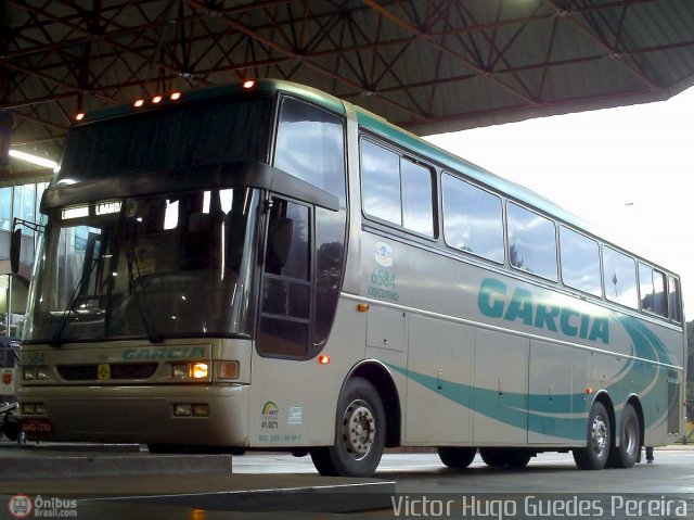 Viação Garcia 6584 na cidade de Maringá, Paraná, Brasil, por Victor Hugo Guedes Pereira. Número da foto: #20250.