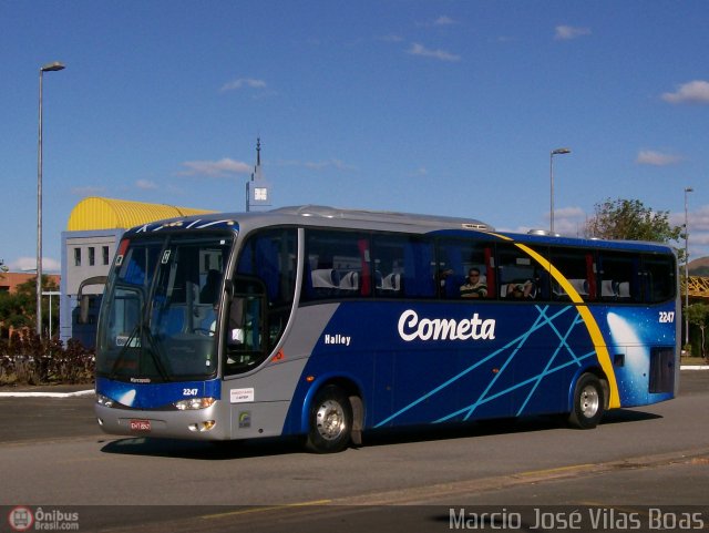 Viação Cometa 2247 na cidade de Poços de Caldas, Minas Gerais, Brasil, por Marcio V Boas. ID da foto: 20346.